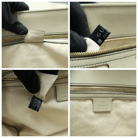 GUCCI Emily Brown Cloth Shoulder Bag 552-060525 - Picture 10 of 11